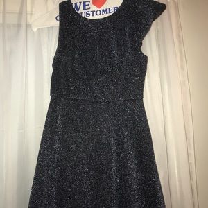 Sparkly navy blue dress